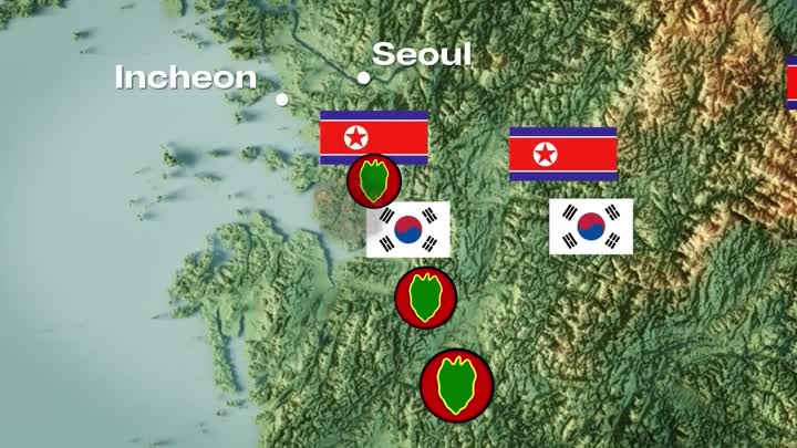 Taejon delaying-battle segment